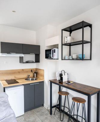 Orleans Appartement | Studio cosy, calme avec cour extérieure, 2e étage