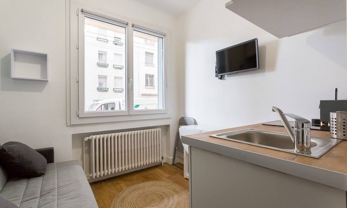 La Croix Rousse Appartement | Studio Croix-Rousse - tout équipé - 13m2