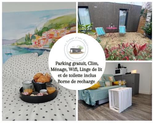 Montmerle-sur-Saone Maison | Studio de Jardin "Le Temps d une Pause" jusqu'à 4 personnes en face du Beaujolais - Climatisation et Borne recharge véhicule électrique