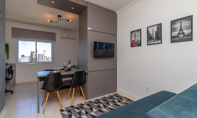 Centro Appartement | Studio delicinha Prox Atitus com Garagem