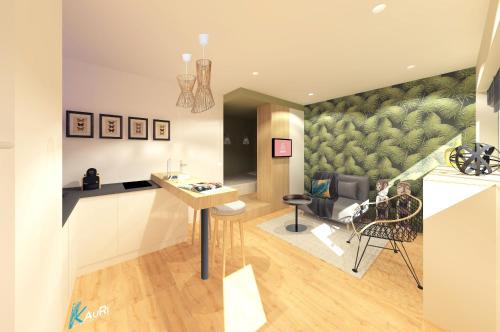 Yves Farge - Le Fleuve Appartement | Studio Design Paloma Dark