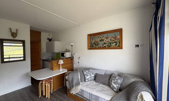 Arette Appartement | Studio for 4 with direct slope access