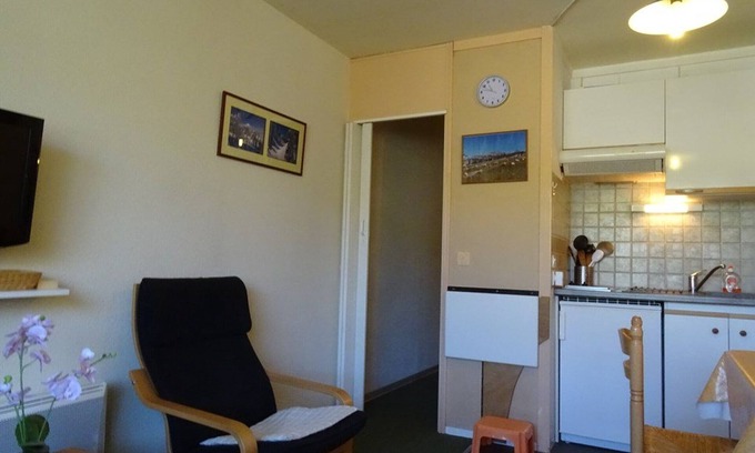 Arette Appartement | Studio 6 pers avec casier à skis, proche pistes
