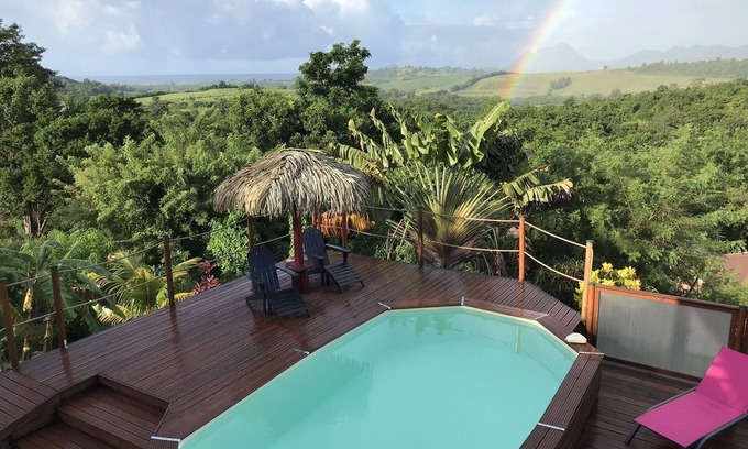 Sainte-Luce Appartement | Studio Frégate, au cœur des Antilles, vue mer et piscine, Ste Luce