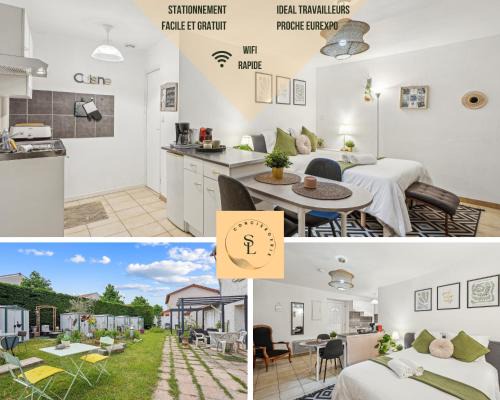 Miplaine Appartement | Studio garden and serenity, near Eurexpo and GroupamaStadium