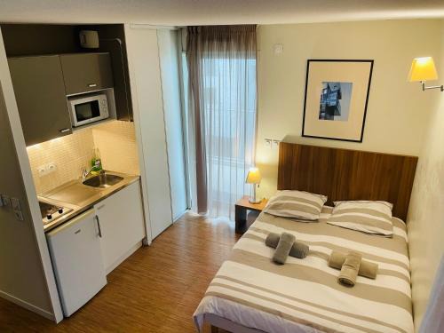 Perrache Appartement | Studio Harmonie Confluence Lyon City et piscine chauffante