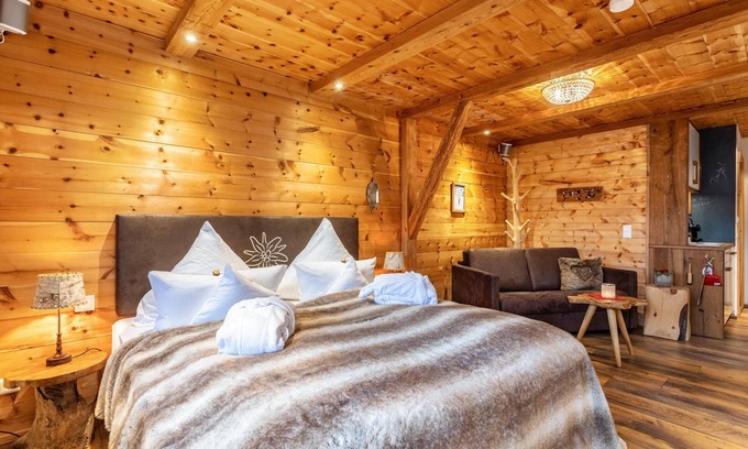 Inzell Appartement | Studio 'Hüttentraum' avec vue sur les montagnes, terrasse privée et Wi-Fi