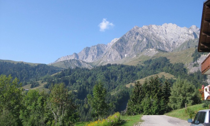 La Giettaz Appartement | Studio dans chalet, belle vue, calme, Col des Aravis