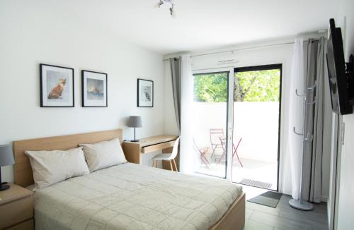 Dompierre-sur-Yon Appartement | Studio indépendant chez l’habitant au calme (n°2)