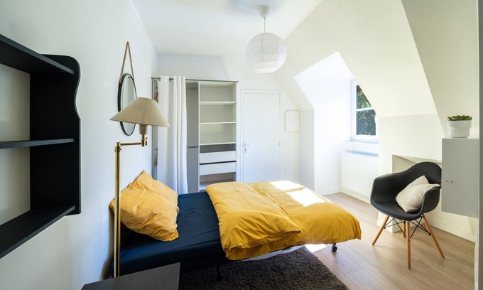 Hem Appartement | Studio Jaune - Charmant studio à 15km de Lille