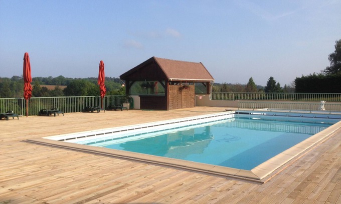 Saint-Genies Appartement | Studio 'La Résidence Du Vieux Four' avec piscine partagée, terrasse privée et jardin partagé