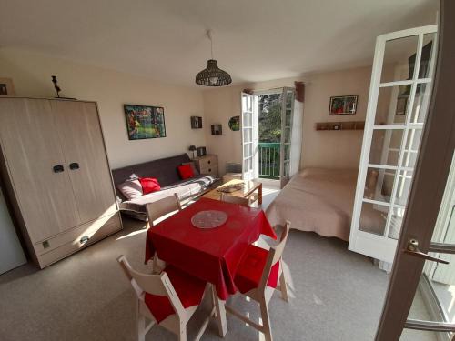 La Roche-Posay Appartement | Studio lumineux centre-ville La Roche-Posay avec WI-FI, lave-linge, lave-vaisselle, animaux admis - FR-1-541-131