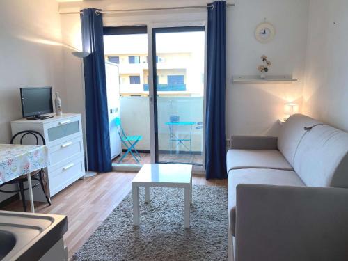 Balaruc-les-Bains Appartement | Studio lumineux avec balcon exposé sud, tout équipé et classé 2 étoiles. - FR-1-553-139