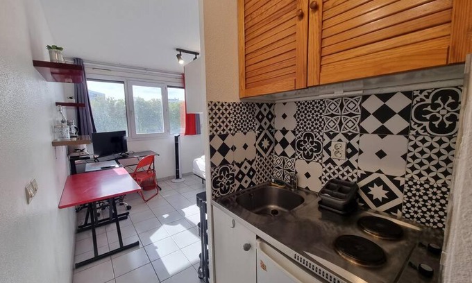 La Lunette Appartement | Studio Perpignan, à 30 min du Barcares Avec Parking Gratuit
