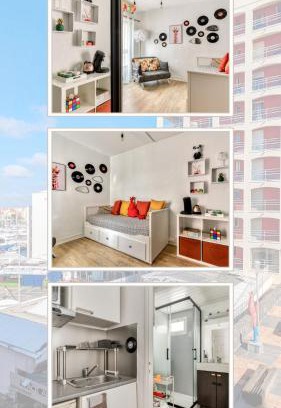 Cap d'Agde Appartement | Studio Pop plein Centre-Port - ménage, linge inclus