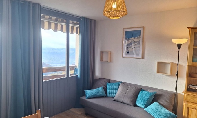 Prapoutel Appartement | Studio rénové - Le Dôme bleu - 7 Laux/Prapoutel