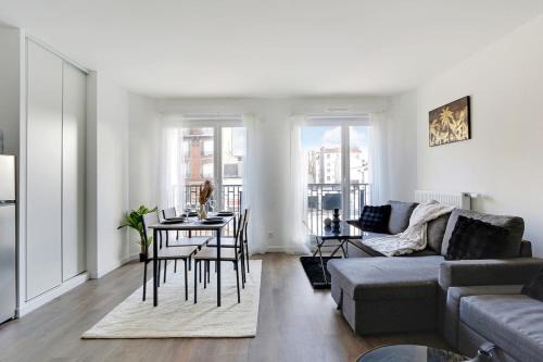 Saint-Ouen Appartement | Studio spacieux à 2 minutes de Paris - 4 personnes