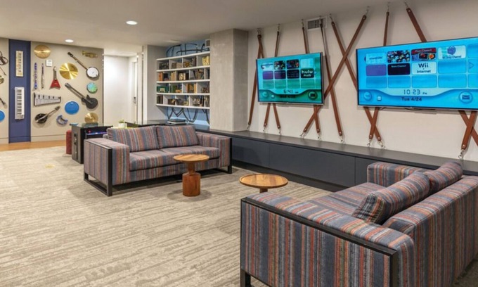 Civic District Copropriété | Studio unit/Austin - Full Kitchen, W/D, Rooftop Pool, & More!