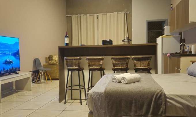 Gravatai Appartement | Studio with balcony, 500m from city hall.
