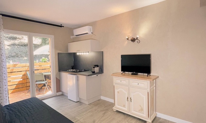 Casamozza Appartement | Studio avec vue montagne