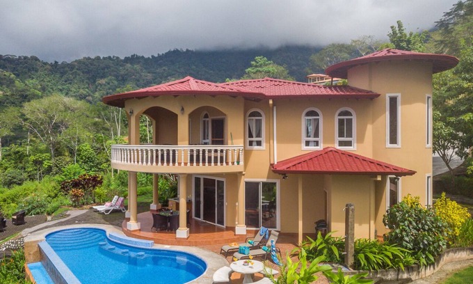 Ciudad Cortes Maison | Superbes vues à 180 degrés sur l'océan, la montagne et la jungle!