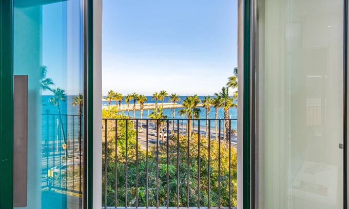Barceloneta Appartement | Superbe appartement de 2 chambres à coucher avec vue sur la mer à Barceloneta