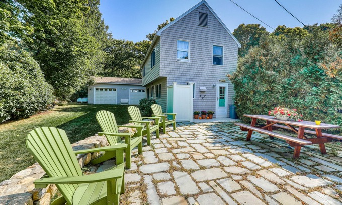Rockport Maison | Superbe maison familiale classique avec climatisation centrale et terrasse extérieure avec cuisine et télévision