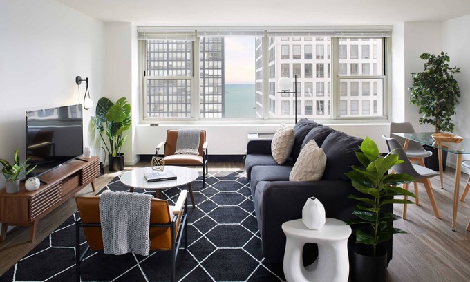 Streeterville Appartement | Stunning Corner 2BR in Streeterville | Roof Deck | Lake Views