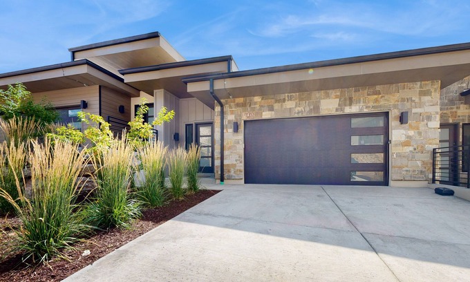 Hideout Maison | Stunning house w/ ski & lake views, private hot tub, private W/D