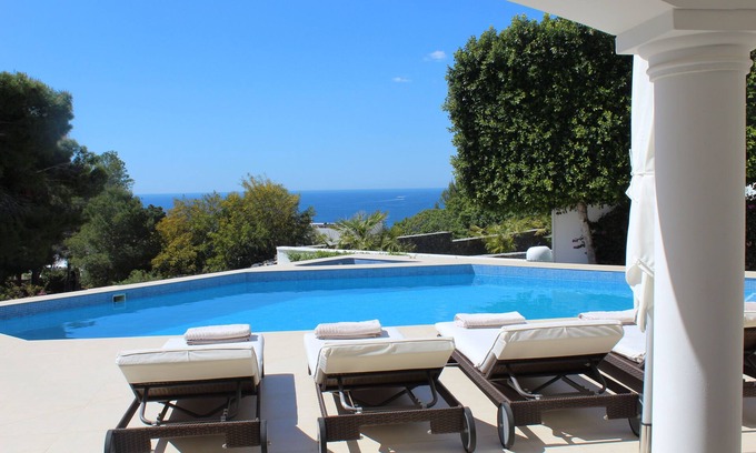 Moraira Villa | Superbe luxueuse villa à 5 minutes à pied de la plage d'El Portet avec vue sur la mer