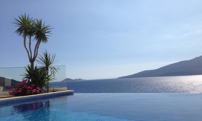 Kas Villa | Superbe villa de luxe, superbe vue mer toutes les chambres.