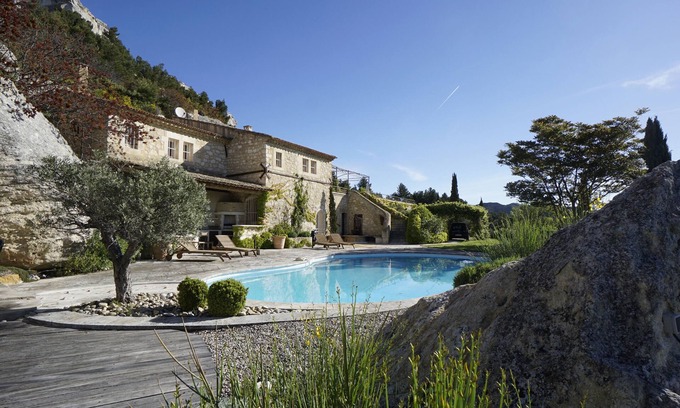 Les Baux-de-Provence Maison | Superbe propriété avec une vue magnifique, 6-10 personnes