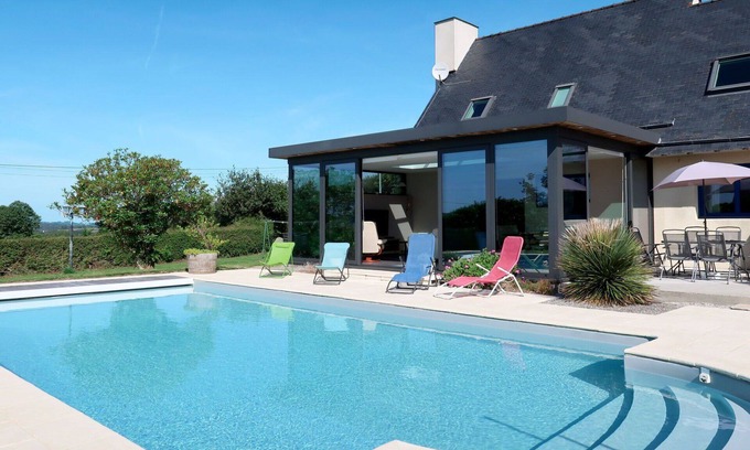 Cast Maison | Magnifique maison de vacances privée avec piscine privée, WIFI, TV, terrasse et vue panoramique