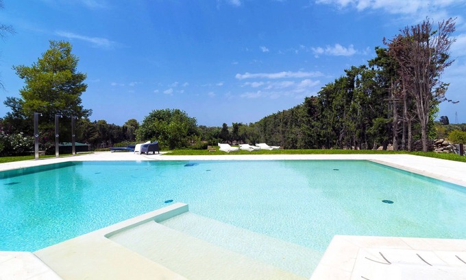 Baia Verde Villa | Stunning private villa for 14 guests with A/C, private pool, WIFI, TV, terrace and parking