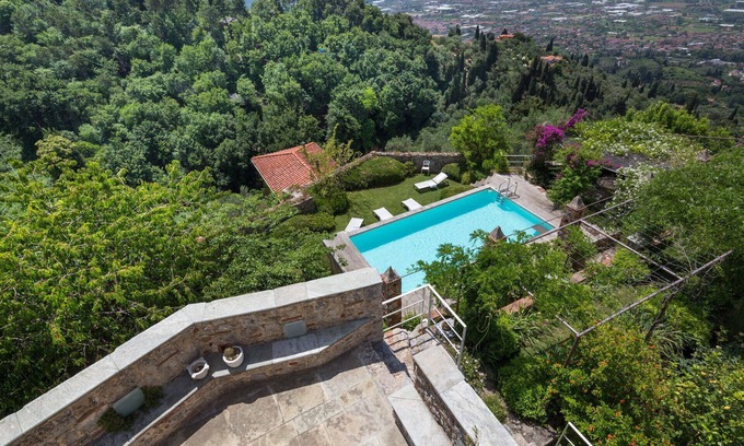 Monteggiori Villa | Magnifique maison de vacances privée avec piscine privée, climatisation, WIFI, TV, terrasse