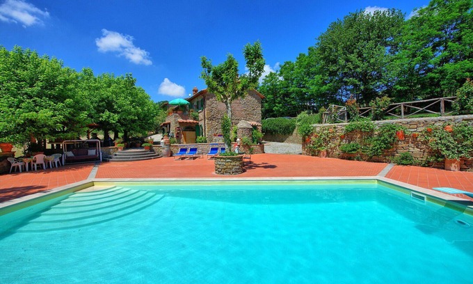 San Pietro a Cegliolo Villa | Maison de vacances privée avec climatisation, piscine privée, WIFI, TV, près de Cortone