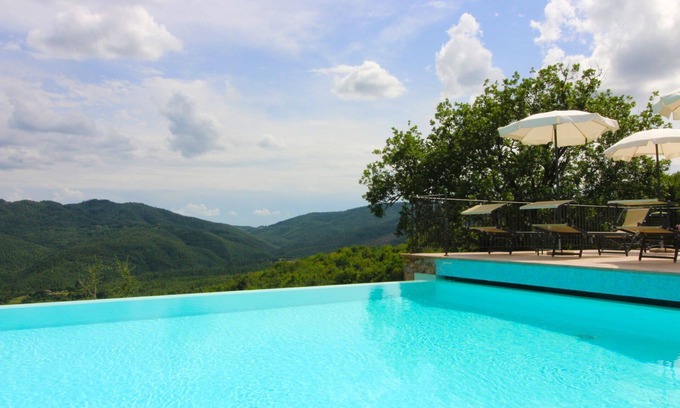 Pieve al Bagnoro Villa | Belle maison de vacances privée avec piscine privée, WIFI, TV, terrasse, animaux admis et parking