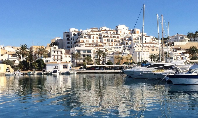 Moraira Town Centre Appartement | Appartement élégant avec vue sur la marina de Moraira, vue imprenable sur la mer, El Portet