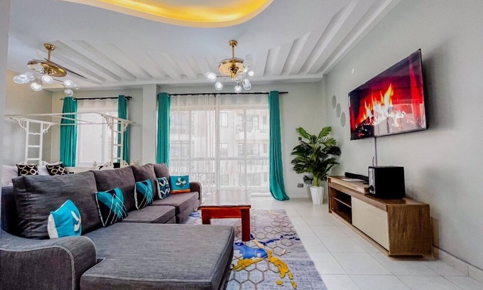 Bamburi Appartement | Stunning sea view from your bedroom.Welcome to our fully furnished 3 bedroom .