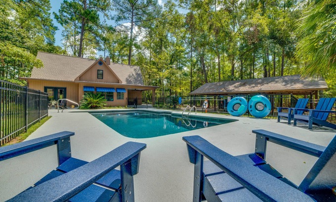 Valdosta Maison | Stunning Valdosta A-Frame Home with Private Pool!