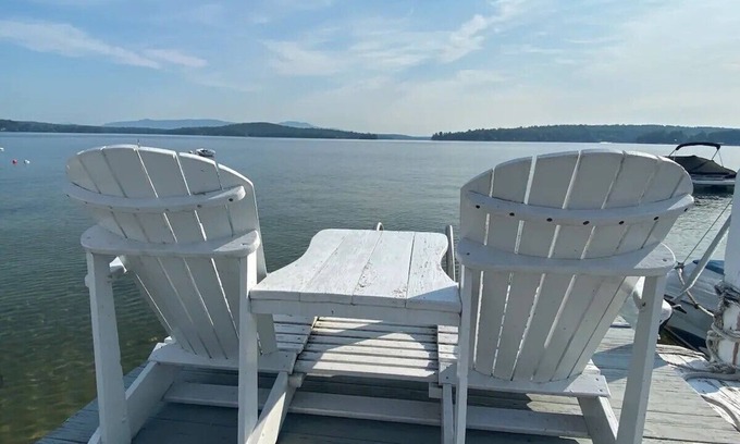 Weirs Beach Maison | Stunning Views and More on Lake Winnipesaukee Sleeps 8