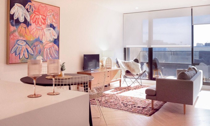 Collingwood North Appartement | Stylish 2bed Apartment in Fitzroy - Free Parking