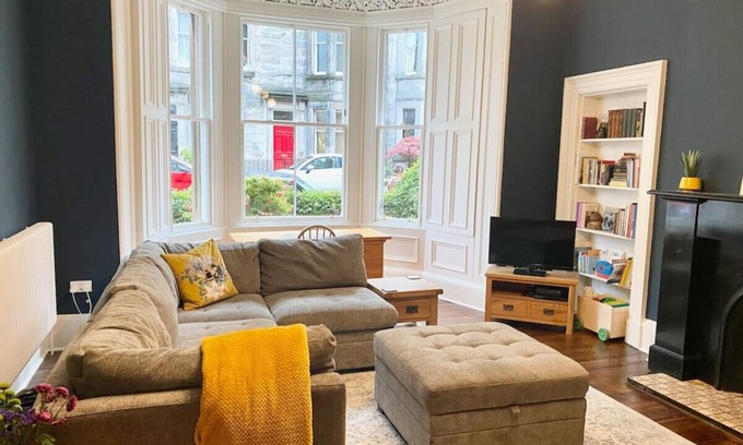 Marchmont Appartement | Stylish 3 bed 2 bath Meadows main door garden apt