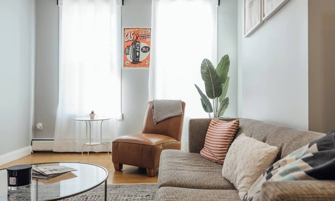 Jersey City Appartement | Stylish Apt 40 mins from NYC - TV/Laundry/Parking