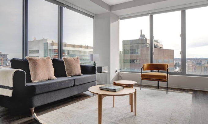 Theatre District Appartement | Stylish Downtown 1BR w/ Luxury Amenities and Rooftop Views by Blueground