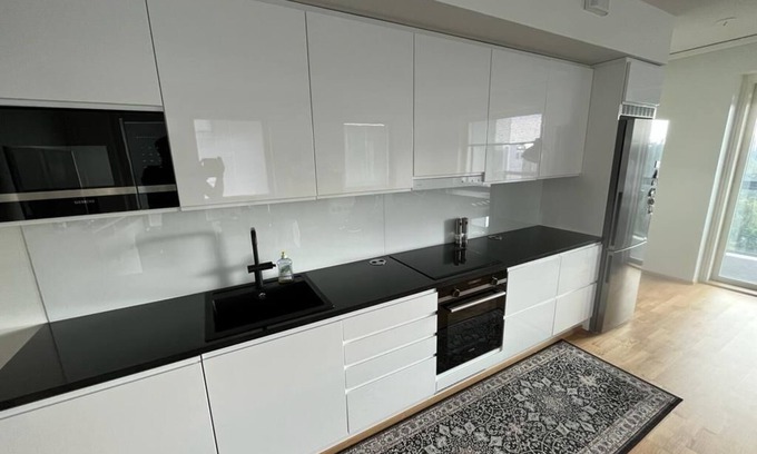 Espoo Appartement | Stylish new apartment with indoor access to metro and shopping center.
