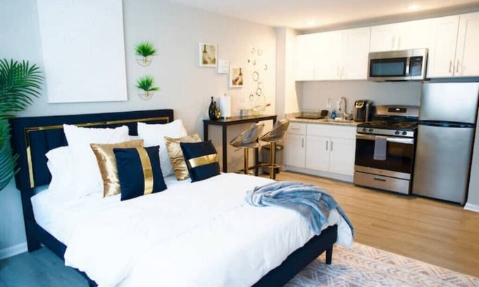 Takoma Appartement | Modern Studio with Free Parking -Walk to Metro