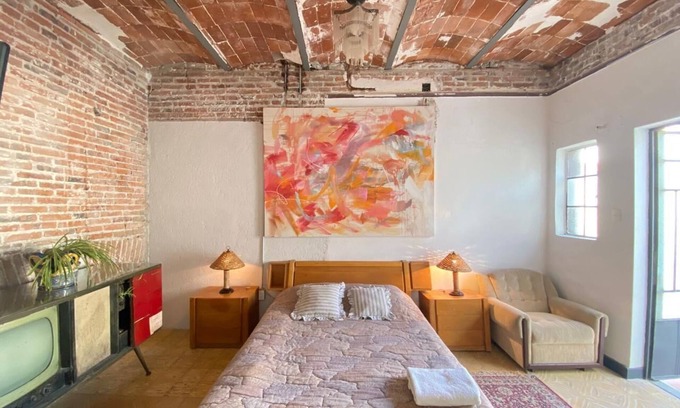Puebla Historic Center Appartement | Suite Cristina - Parking & Terrace Suite