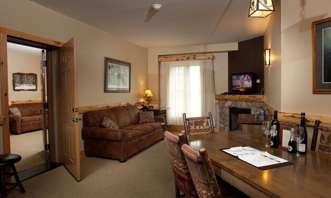 Blodgett Mills Copropriété | Duerme 10! Suite + chimenea y balcón | Spa en el lugar, gimnasio y parque acuático