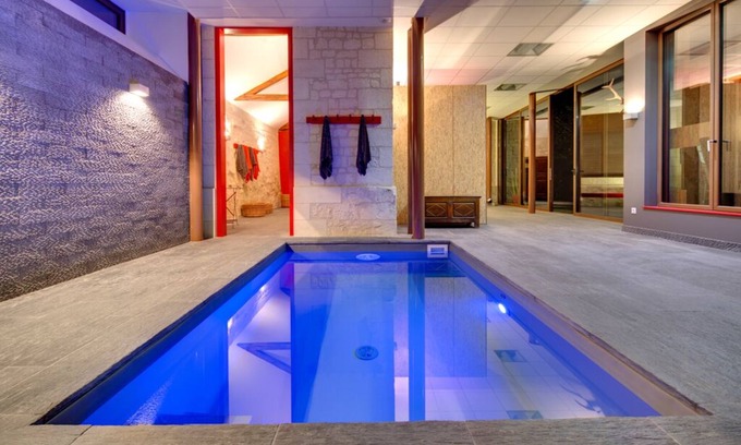 Candes-Saint-Martin Appartement | MAINE-Appartement Suite dans village mediéval,SPA piscine chauffée et Sauna